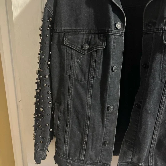 Sunset + spring pearl denim jacket - Picture 6 of 6